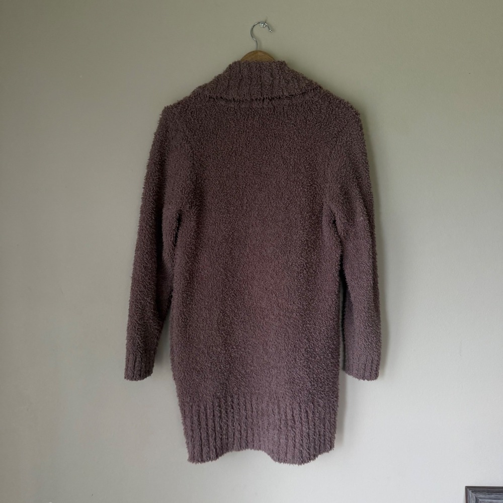 Fuzzy Knit Open-Front Cardigan - Picture 7 of 10